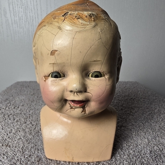 R.D.R.Co. Other - Vintage Doll Head Home Accent